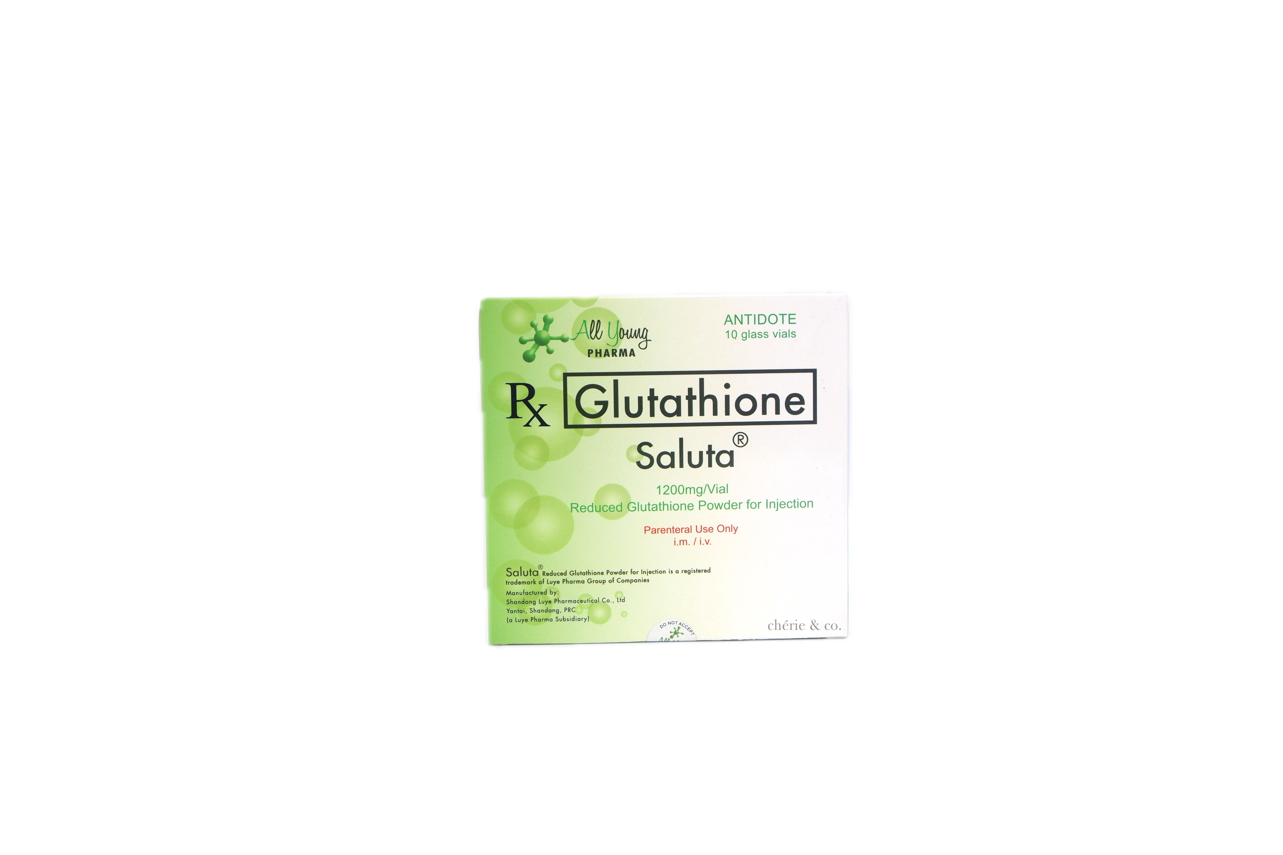 saluta injectable glutathione SALUTA 1200MG – cherie & co