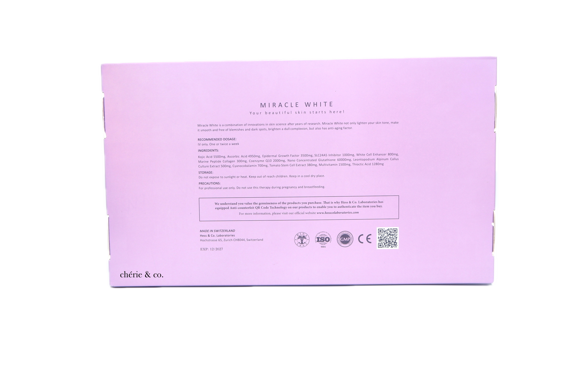 MIRACLE WHITE (PURPLE )