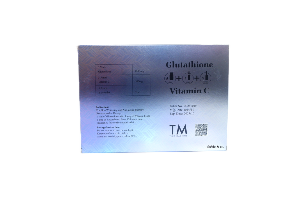 time machine glutathione TIME MACHINE 1800MG SUPER – cherie & co