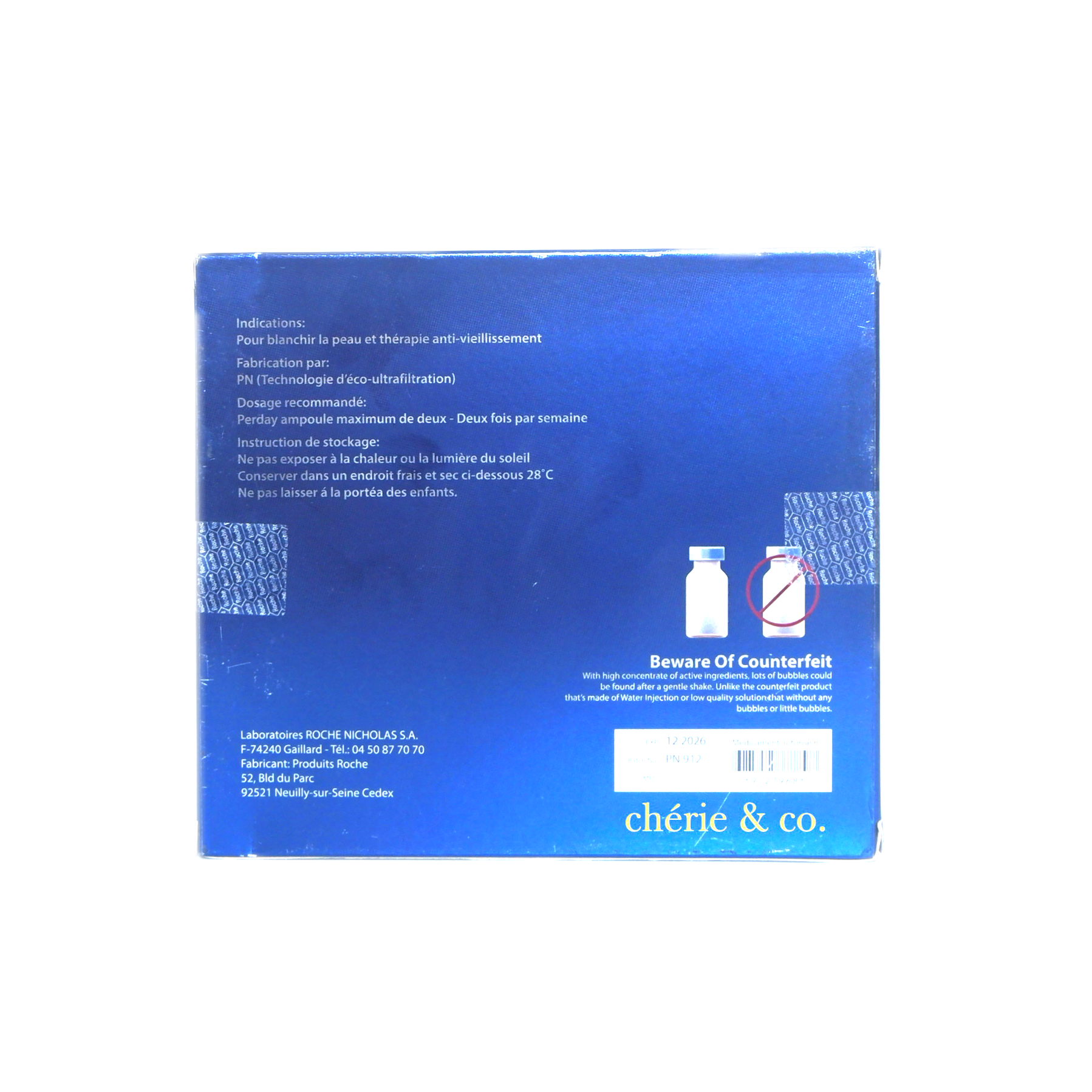 LAROSCORBINE PLATINUM E-UF PN + PDRN BLUE
