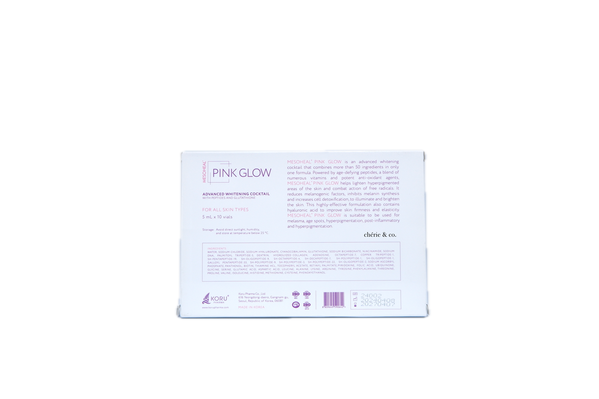 PINK GLOW MESOHEAL