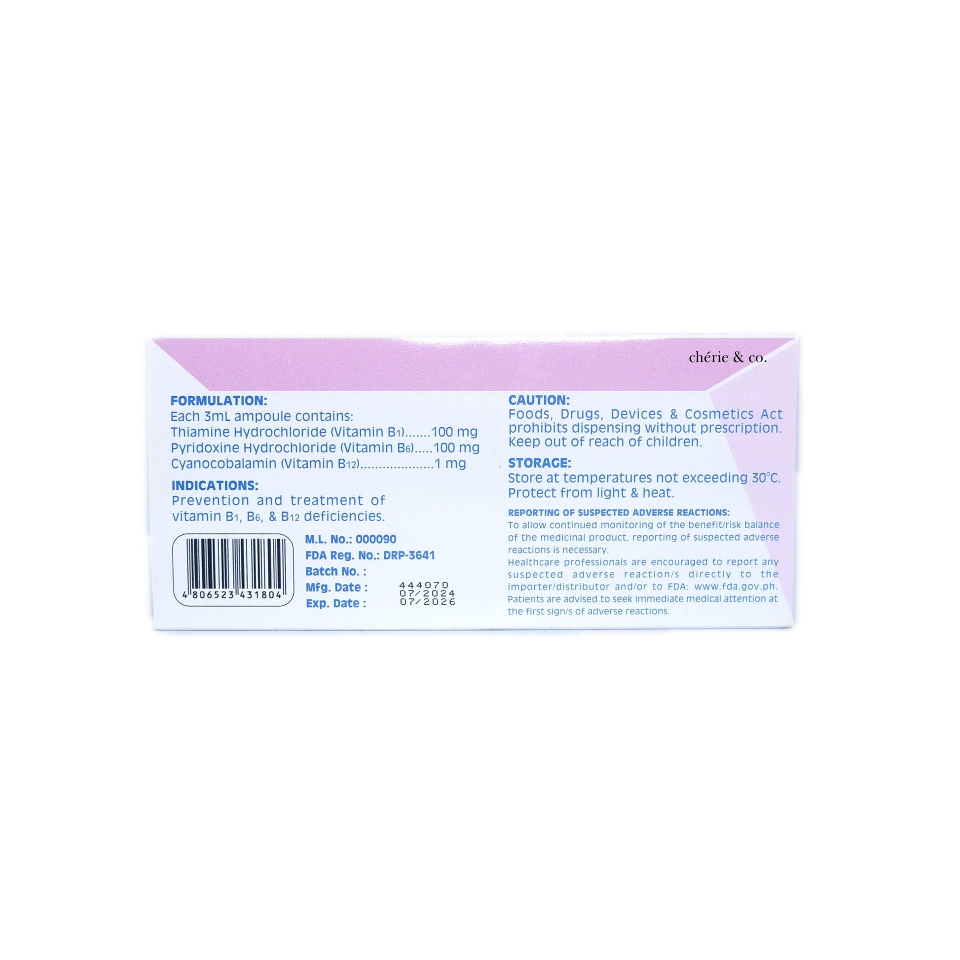 NURAMINE FORTE B COMPLEX